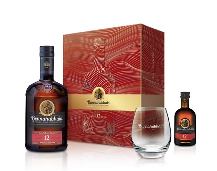 布納哈本 12 年單一麥芽蘇格蘭威士忌新年禮盒