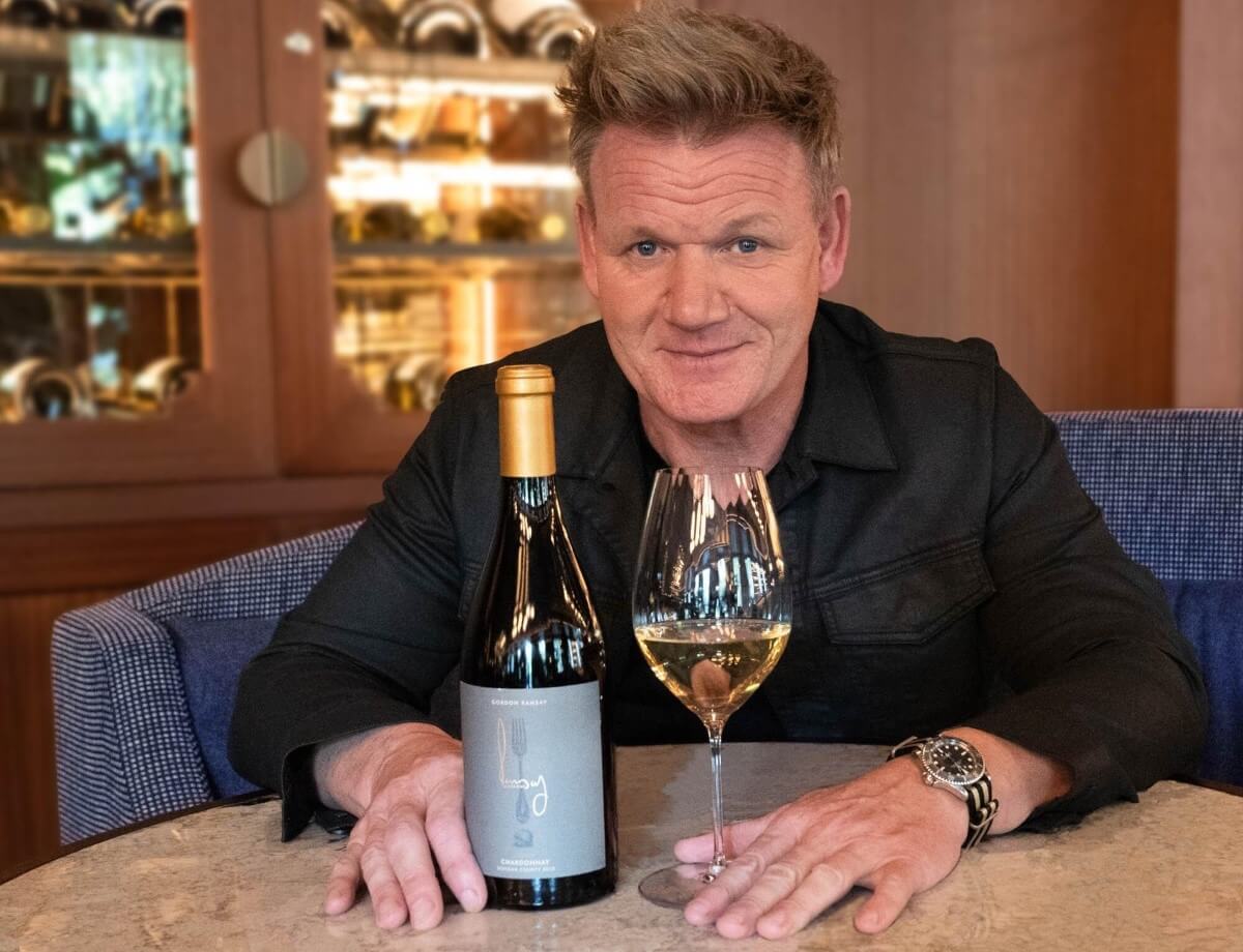 戈登拉姆葡萄酒品牌 Gordon Ramsay Wine 宣傳照